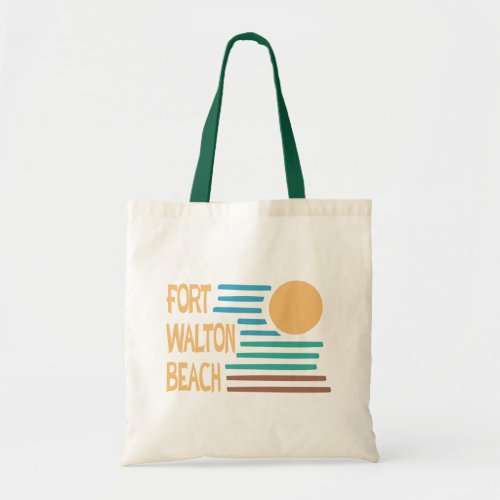 Fort Walton Beach geometric design Tote Bag