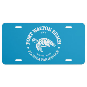 Fort Walton Beach (sea turtle) License Plate