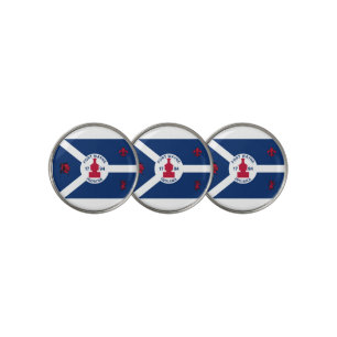 Fort Wayne city flag Golf Ball Marker