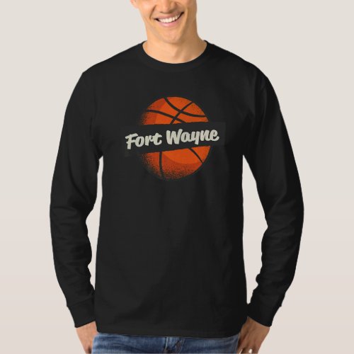 Fort Wayne Hometown Basketball Player Sports T_Shirt