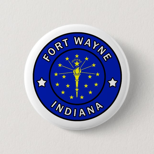 Fort Wayne Indiana Button (Front)