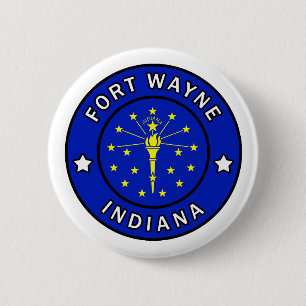 Fort Wayne Indiana Button