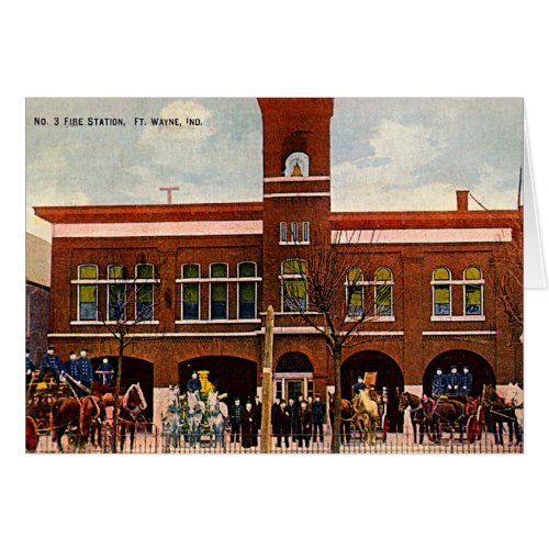 Fort Wayne Indiana Fire Station 2 1915