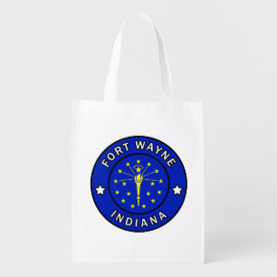 Fort Wayne Indiana Grocery Bag