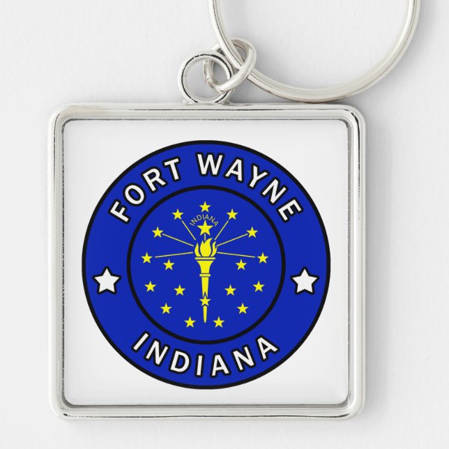 Fort Wayne Indiana Keychain (Front)