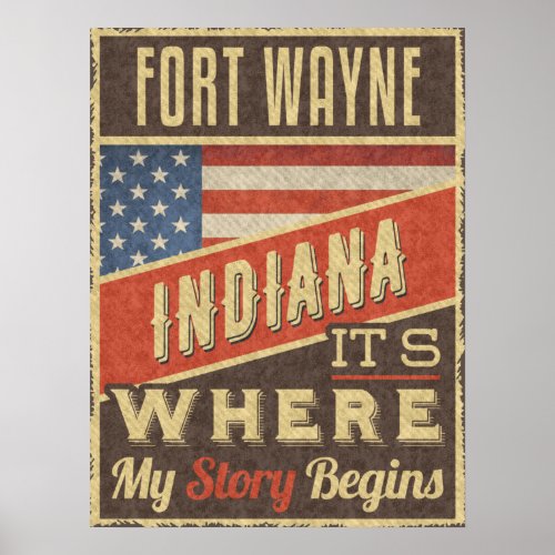 Fort Wayne Indiana Poster
