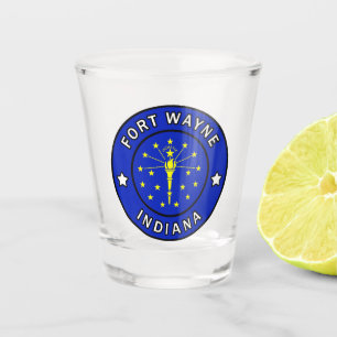 Fort Wayne Indiana Shot Glass