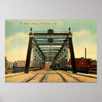 Fort Wayne, Indiana St Marys Bridge 1910