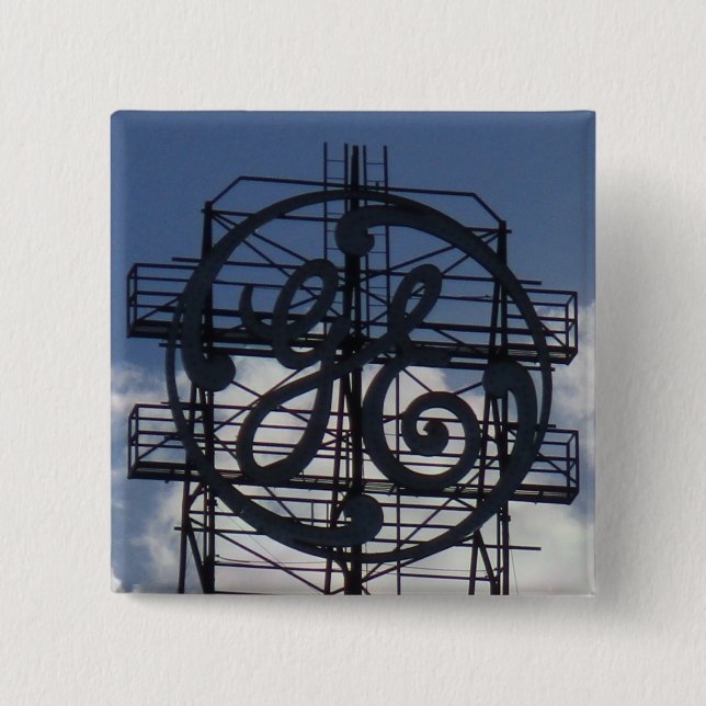 Fort Wayne's Iconic GE Sign Button (Front)