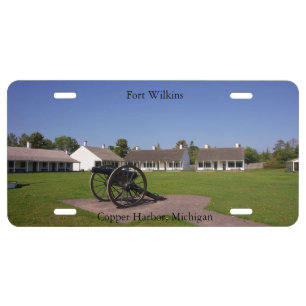 Fort Wilkins license plate