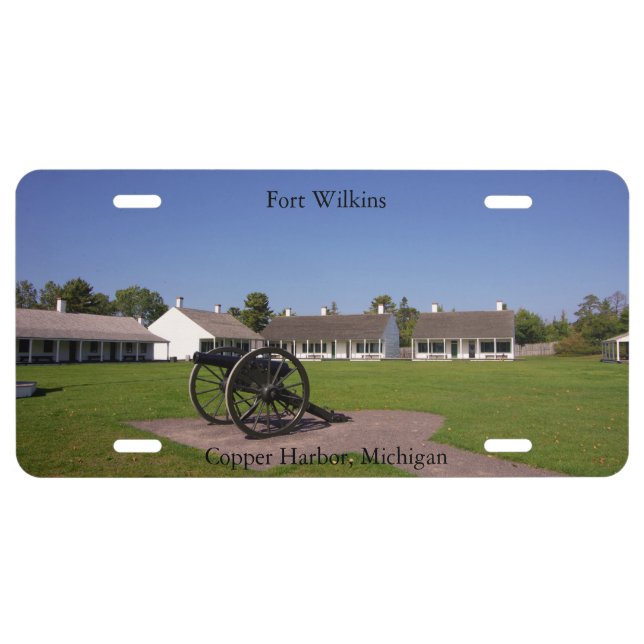 Fort Wilkins license plate (Front)