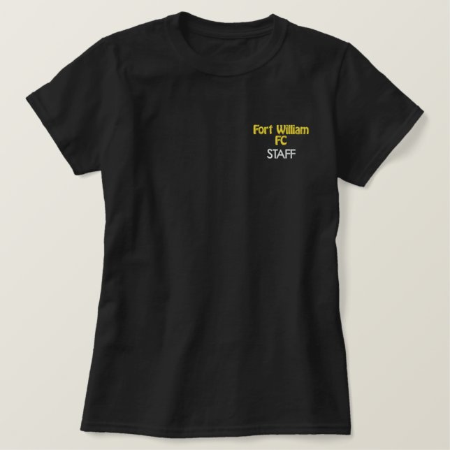 Fort William FC, STAFF Ladies Fitted Polo (Design Front)