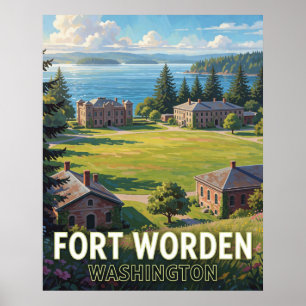 Fort Worden State Park — Washington Poster