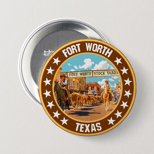 Fort Worth                                         Button (Front & Back)