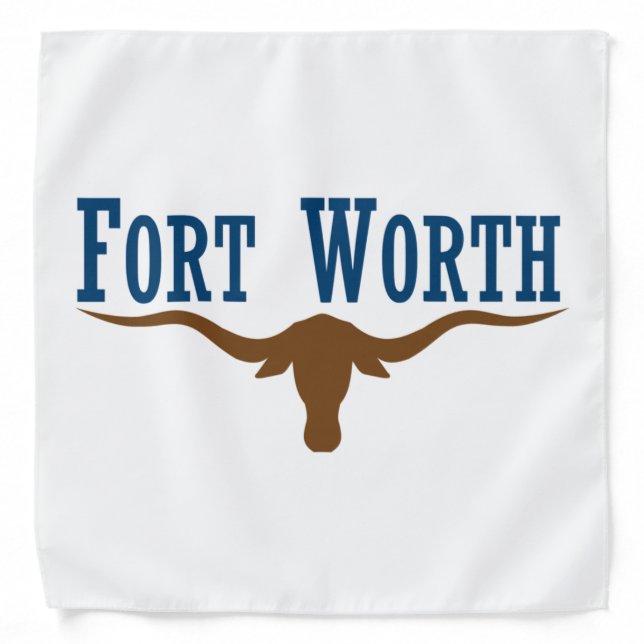 Fort Worth City flag Bandana (Front)