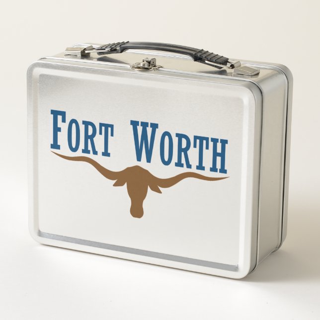 Fort Worth city flag Metal Lunch Box (Front)