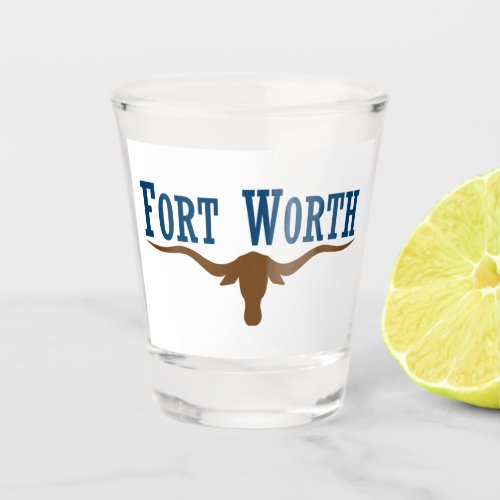 Fort Worth city flag Shot Glass