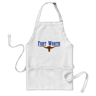 Fort Worth Flag Adult Apron