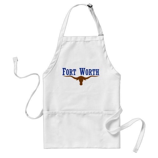 Fort Worth Flag Adult Apron (Front)