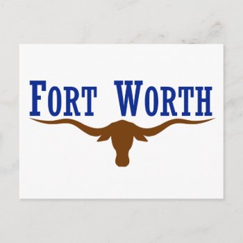 Fort Worth Flag Postcard by abbeyz71 at Zazzle