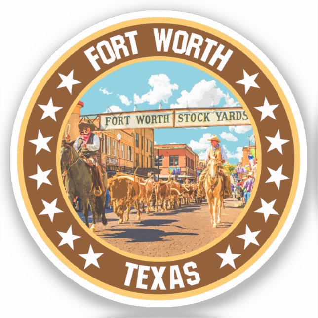 Fort Worth                                         Sticker (Front)