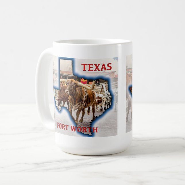 Fort Worth Stock Yards, Texas, Mug (Front Left)