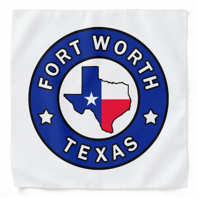 Fort Worth Texas Bandana (Front)