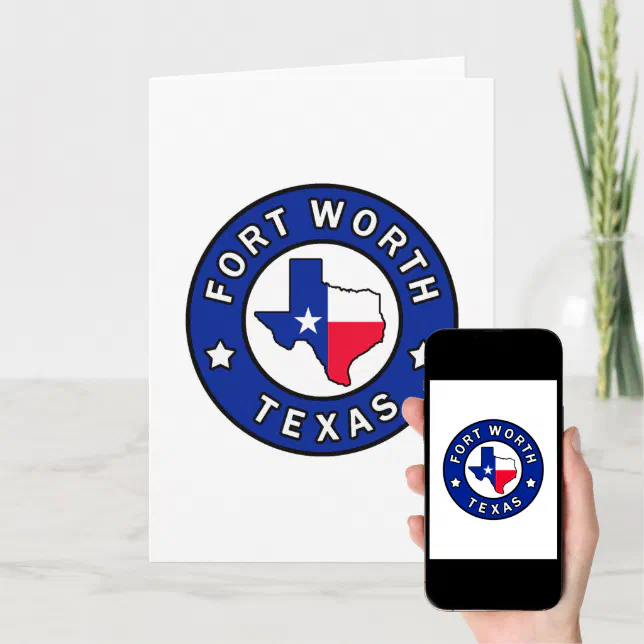 Fort Worth Texas Card Zazzle