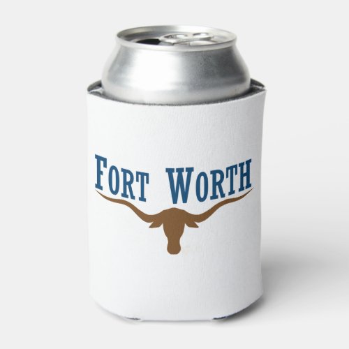 Fort Worth Texas city flag Can Cooler