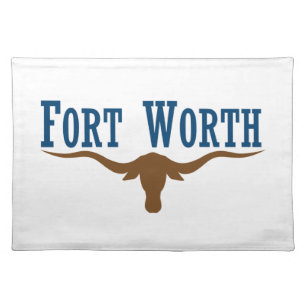 Fort Worth (Texas) City flag Cloth Placemat