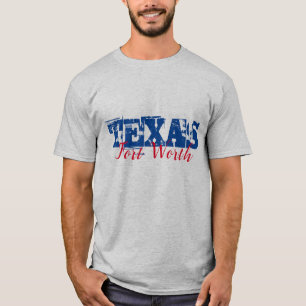 Fort Worth Texas Dual Font T-Shirt