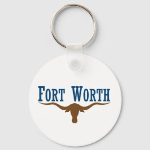 Fort Worth (Texas) flag Keychain
