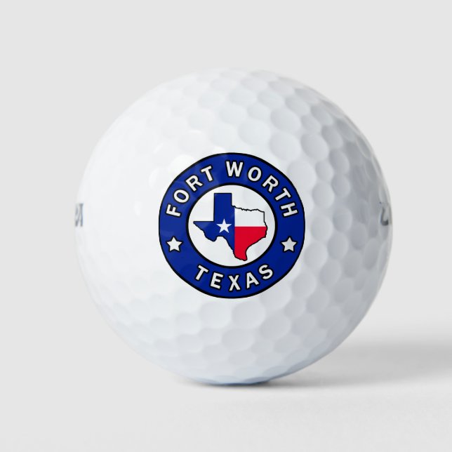 Fort Worth Texas Golf Balls (Front)