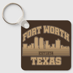 Fort Worth,Texas Keychain