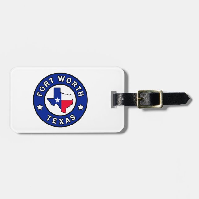 Fort Worth Texas Luggage Tag (Front Horizontal)