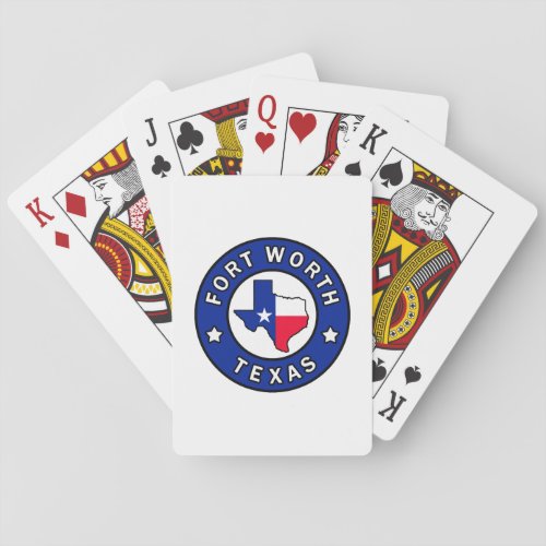 Fort Worth Texas Playing Cards