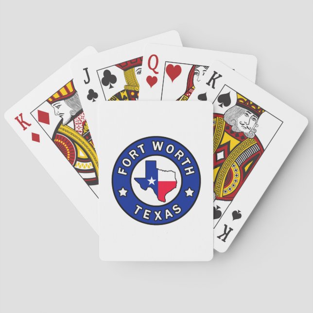 Fort Worth Texas Poker Cards (Back)