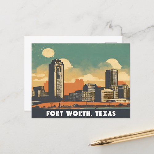 Fort Worth Texas Postcard