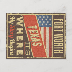 Fort Worth Texas Postcard