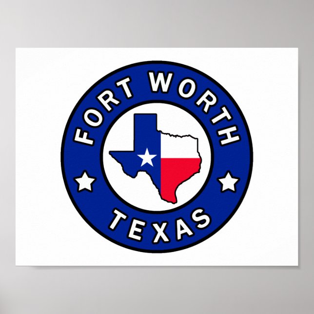 Fort Worth Texas Poster (Front)