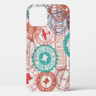 Fort Worth Texas: travel stamps. iPhone 12 Case