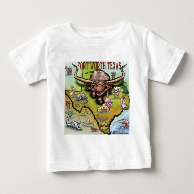 Fort Worth TX Baby T-Shirt (Front)