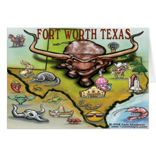 Fort Worth TX Cards (Front Horizontal)