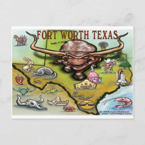 Fort Worth TX Postcard