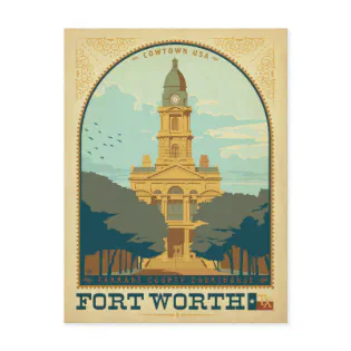 Fort Worth, TX Postcard