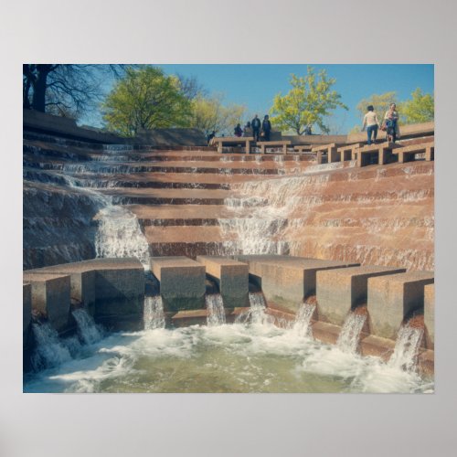 Fort Worth Water Gardens Poster