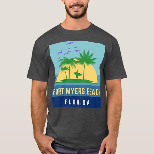 FortBeach Florida Sunset T_Shirt