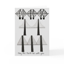 Forth bridges card