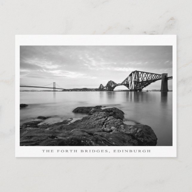 Forth Bridges Poster Postcard (Front)