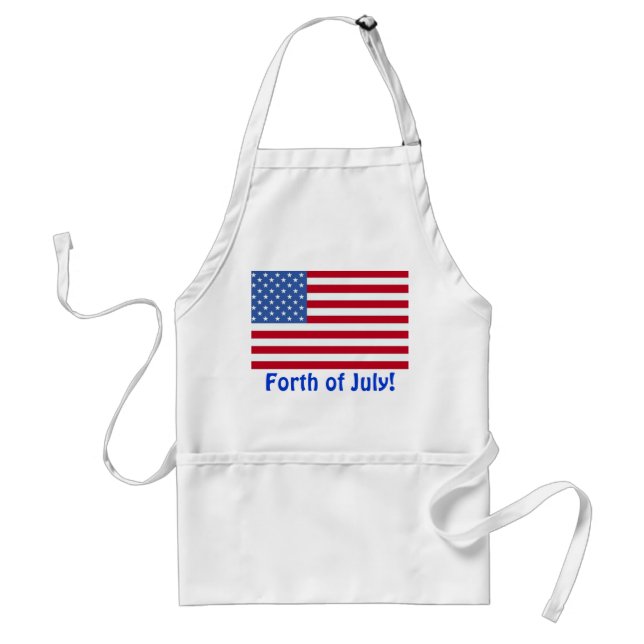 Forth of July Flag Apron (Front)